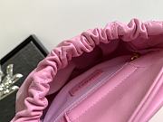 Chanel Small Bucket Bag Pink Lambskin, Resin & Gold-Tone Metal - 6