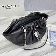 Givenchy Kenny Small Black Leather Shoulder Bag 32 x 22 x 17 cm - 5