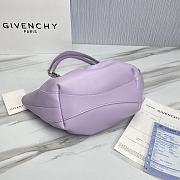 Givenchy Kenny Small Purple Leather Shoulder Bag 32 x 22 x 17 cm - 6