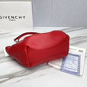 Givenchy Kenny Small Red Leather Shoulder Bag 32 x 22 x 17 cm - 5