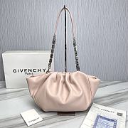 Givenchy Kenny Small Light Pink Leather Shoulder Bag 32 x 22 x 17 cm - 4
