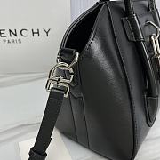 Givenchy Mini Antigona Bag Black Leather & Silver Hardware 23 x 27 x 13 cm - 6