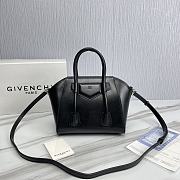 Givenchy Mini Antigona Bag Black Leather & Silver Hardware 23 x 27 x 13 cm - 5