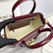 Givenchy Mini Antigona Bag Burgundy Leather 23 x 27 x 13 cm - 5