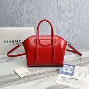 Givenchy Mini Antigona Bag Red Leather 23 x 27 x 13 cm - 4