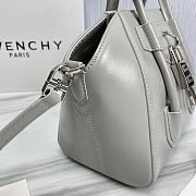 Givenchy Mini Antigona Bag Silver Leather 23 x 27 x 13 cm - 6
