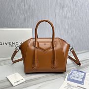 Givenchy Mini Antigona Bag Brown Leather 23 x 27 x 13 cm - 4