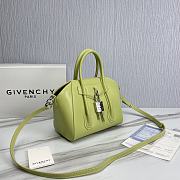 Givenchy Mini Antigona Bag Green Leather 23 x 27 x 13 cm - 4