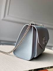 LV Mylockme Chain Bag Light Blue size 22.5 x 17 x 5.5 cm - 5