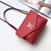LV Mylockme Chain Bag Red size 22.5 x 17 x 5.5 cm - 3
