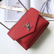 LV Mylockme Chain Bag Red size 22.5 x 17 x 5.5 cm - 2
