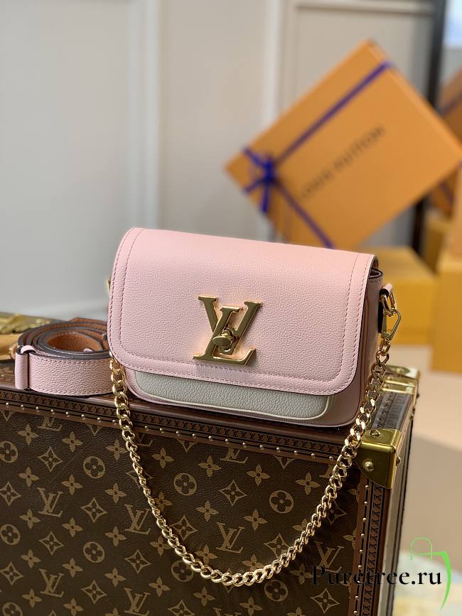 Louis Vuitton Lockme Tender Pink Leather size 19 x 13 x 8 cm - 1
