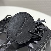 Dior Micro Lady Bag Black Cannage Calfskin with Diamond Motif 12x10x5 cm - 4