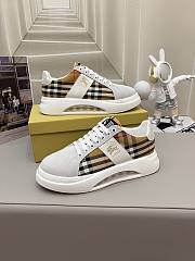 Burberry Vintage Check White Men's Sneakers  - 1