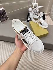 Burberry Vintage Check White Men's Sneakers  - 5