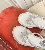 Rene Caovilla Slippers White - 5