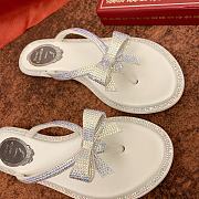 Rene Caovilla Slippers White - 4