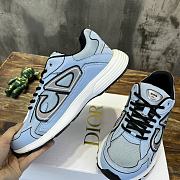 Dior B30 Sneaker Blue Mesh and Technical Fabric - 4