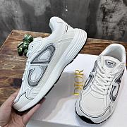 Dior B30 Sneaker White Mesh and Technical Fabric - 5
