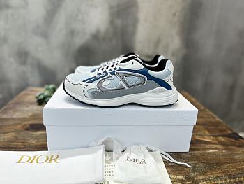 Dior B30 Sneaker Light Blue Mesh and Blue, Gray and White Technical Fabric