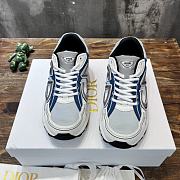 Dior B30 Sneaker Light Blue Mesh and Blue, Gray and White Technical Fabric - 3