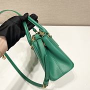 Prada Galleria Saffiano Leather Mini-Bag Green size 20x15x9.5 cm - 4