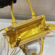 Prada Galleria Saffiano Leather Mini-Bag Yellow size 20x15x9.5 cm - 6