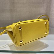 Prada Galleria Saffiano Leather Mini-Bag Yellow size 20x15x9.5 cm - 5