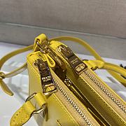 Prada Galleria Saffiano Leather Mini-Bag Yellow size 20x15x9.5 cm - 2