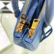 Prada Galleria Saffiano Leather Small Bag Cloud Blue size 24.5x16.5x11 cm - 4