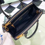 Prada Galleria Saffiano Leather Medium Bag Black size 28x12x19.5 cm - 5