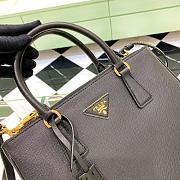 Prada Galleria Saffiano Leather Medium Bag Black size 28x12x19.5 cm - 3