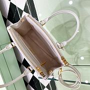 Prada Galleria Saffiano Leather Medium Bag White size 28x12x19.5 cm - 4