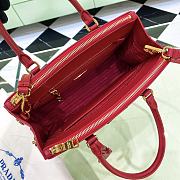 Prada Galleria Saffiano Leather Medium Bag Red size 28x12x19.5 cm - 6