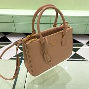 Prada Galleria Saffiano Leather Medium Bag Beige size 28x12x19.5 cm - 6