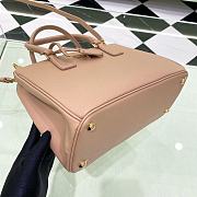Prada Galleria Saffiano Leather Medium Bag Beige size 28x12x19.5 cm - 5