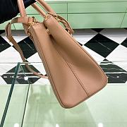 Prada Galleria Saffiano Leather Medium Bag Beige size 28x12x19.5 cm - 4