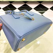 Prada Galleria Saffiano Leather Medium Bag Cloud Blue size 28x12x19.5 cm - 6