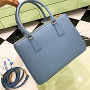 Prada Galleria Saffiano Leather Medium Bag Cloud Blue size 28x12x19.5 cm - 5