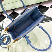 Prada Galleria Saffiano Leather Medium Bag Cloud Blue size 28x12x19.5 cm - 4