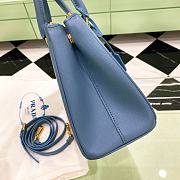 Prada Galleria Saffiano Leather Medium Bag Cloud Blue size 28x12x19.5 cm - 3
