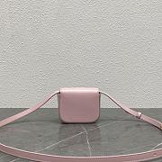 Celine Belt Bag Triomphe Belt In Shiny Calfskin Pink size 11 x 8 x 4 cm - 4