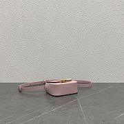 Celine Belt Bag Triomphe Belt In Shiny Calfskin Pink size 11 x 8 x 4 cm - 2