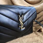 YSL Loulou Toy Strap Bag Black size 20 x 14 x 7.5 cm - 2