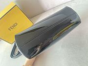 Fendi First Midi Black Patent Leather Bag size 30x20x14 cm - 4