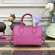 LV Speedy Bandoulière 20 Rose Calfskin 20.5x13.5x12 cm - 1