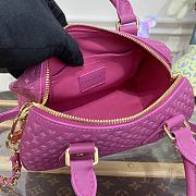 LV Speedy Bandoulière 20 Rose Calfskin 20.5x13.5x12 cm - 2