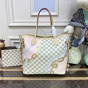 LV Neverfull MM Damier Azur Canvas New Spring Collection 2023 - 1
