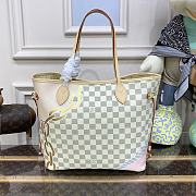 LV Neverfull MM Damier Azur Canvas New Spring Collection 2023 - 3