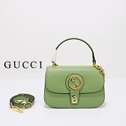 Gucci Blondie Top-Handle Bag Light Green 23x15x11 cm - 1